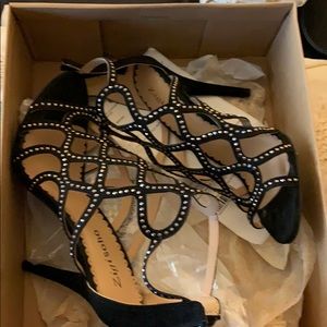 beautiful black dress sandals from Macy’Size 7.5ll